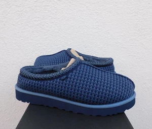 UGG TASMAN FLECKED KNIT FABRIC/ WOOL SLIPPERS SHOES, MEN US 7/ EUR 40 ~ NIB - Picture 1 of 5
