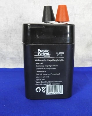 6V 5AH Sealed Lead Acid (SLA) Battery - Spring Terminals (SLA0916) - Image 1 of 4