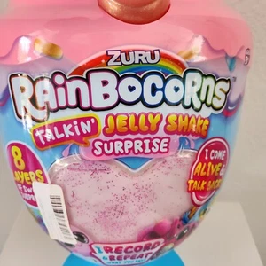 Zuru RAINBOCORNS Talkin' Jelly Shake Surprise Comes Alive Talks Back - Cuerno Rosa - Imagen 1 de 13