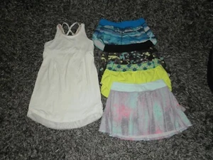 Ivivva By Lululemon Lot x 5 Shorts / Dress Black Blue Pink Yellow White US 14 - Picture 1 of 8