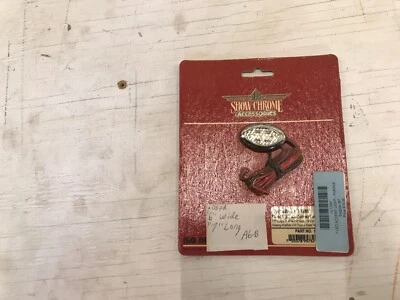 A6B Show Chrome LED Courtesy Purple Domed Light 16-124P - Image 1 of 4