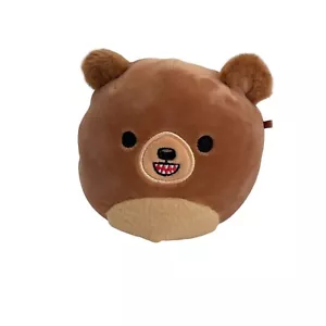 Squishmallow Stokely the Bear Stuffed Animal 5" Brown Kellytoy - Picture 1 of 7