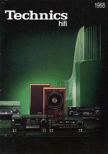 TECHNICS - BROCHURE CATALOGUE CATALOGO KATALOG - 1988 - Language: DEUTSCH - Foto 1 di 1