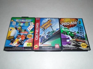 Micro Máquinas, Coches de Combate y Campeonato Pro-Am☆☆ 2 están Completos (Sega Genesis - Imagen 1 de 15