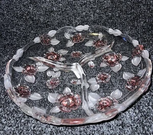 Mikasa Bella Rosa Divided Relish Dish 13.25" SA 911/345 New In Box - Picture 1 of 8