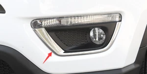 Cubierta de luz antiniebla delantera cromada ABS para embellecedores de faros antiniebla Jeep 2017-2021 - Imagen 1 de 4