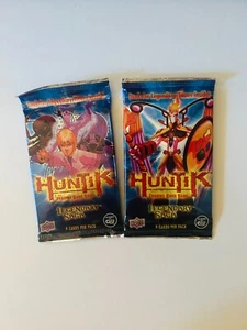 Dos paquetes de cartas coleccionables de colección Upper Deck - Huntik - Legendary Saga - Imagen 1 de 1