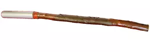 Handmade Cosplay, Theater Prop - Wood & Leather Bat With Weighted Metal Handle - Picture 1 of 17