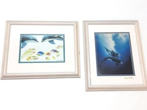 1984 ‘92 Robert Wyland Tracy Taylor Professionally Framed Nautical Paintings Lot - Picture 1 of 12