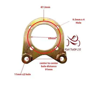 PAR DE SOPORTES DE MONTAJE PINZA DE MONTAJE TRASERO - BRISCA SPEDEWORTH KITCAR KIT COCHE - Imagen 1 de 2