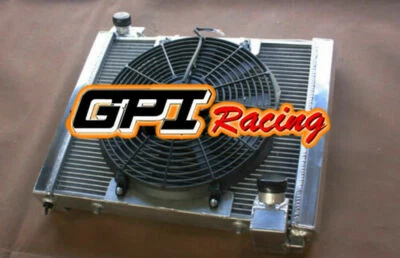 FOR 1961-1962 Chevrolet Corvette Aluminum Radiator +FAN 62MM - Image 1 of 4