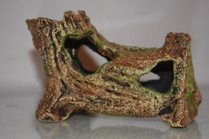 Acquario Tronco Cavo E Nascondere Decorazione Adatto A per Tutti Aquariums15 X 8 - Foto 1 di 6