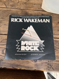 Rick Wakeman White Rock OST EX Vinyl LP A&M UK 1st Pressing 70’s Prog Olympics - Picture 1 of 8