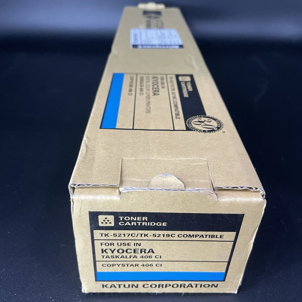 Kyocera TK-5217 Katun Compatible Cyan Toner Cartridge for TASKalfa 406ci New - Image 1 of 1