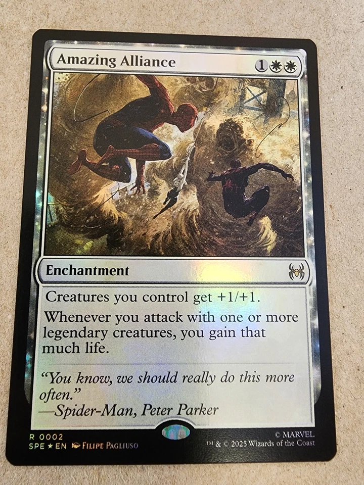 Amazing Alliance - #02 Foil Marvel's Spider-Man - Mtg - Image 1 of 1