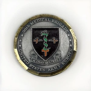 Medical Brigade Command Sergeant Major Serialized 30th Vintage Challenge Coin - Bild 1 von 5