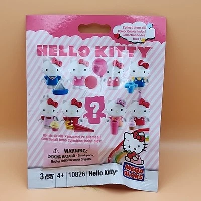 Sanrio Hello Kitty Mini Figure Blind 1 Pack 10826 Mega Bloks Mystery Kid Toys - Image 1 of 3