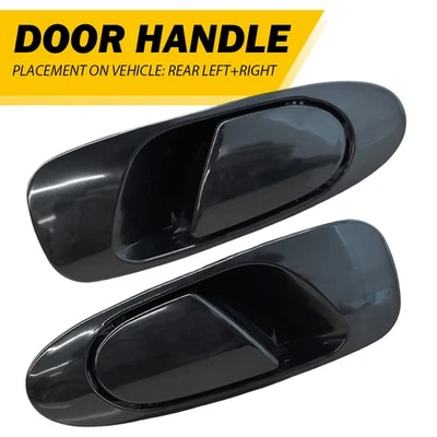 Juego de 2 manijas de puerta exterior trasera para Honda Civic 93-97 del Sol 92-95 Foto 1 de 4