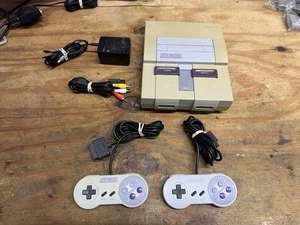 Paquete de consola Super Nintendo SNES con 1 juego PROBADO - ¡LEER! - Imagen 1 de 14