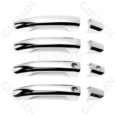 For 2020-2025 Chevy Silverado GMC Sierra 2500HD 3500HD CHROME Door Handle Covers Foto 1 de 2