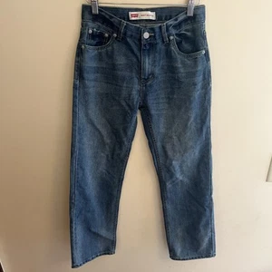 Boys Levi 505 Blue Denim Jeans Size 14 27x27 - Picture 1 of 4