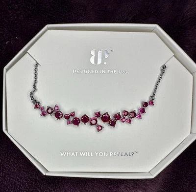 Bomb Party July 2025 Necklace Light of the Summer Sky NK69259 Hematite Plating - Image 1 of 2