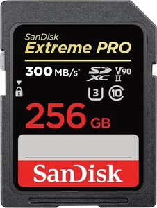SanDisk Extreme PRO 256GB 300MB/s UHS-II V90 SDXC Memory Card - Picture 1 of 1