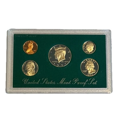 1997 U.S. Mint Proof Set Kennedy Half Dollar Five Different Coins Original Box - Image 1 of 4