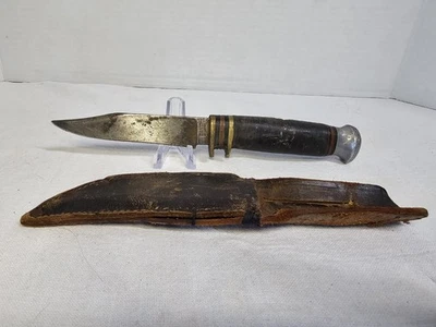 William Rodgers Double Guard Sheffield England Knife I Cut My Way VTG Lot#2708 - Image 1 of 4