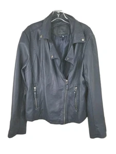 Chaqueta Royal Underground de Cuero con Cremallera Azul PEQUEÑA  - Imagen 1 de 7