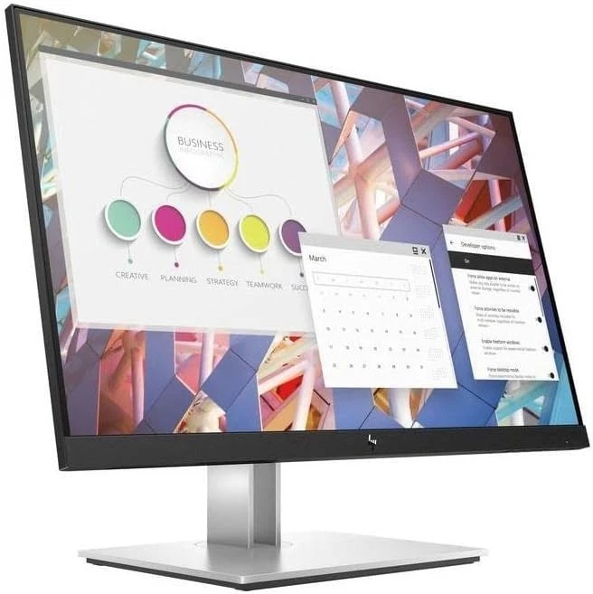 HP EliteDisplay E24 G4 24 Inch IPS LED Backlit, FHD 1920 x 1080, 9VF99AA - Image 1 of 4