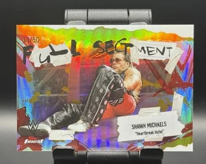 2025 Topps Finest WWE Shawn Michaels Full Segment Insert Gold Refractor #D /50 - Bild 1 von 2