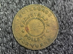 Schweden Ausland Fähre Medaille Münze - Göteborg Fährverkehr - Inv#FT38 - Bild 1 von 2