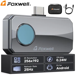 FOXWELL RT100 Infrared Thermal Imaging Camera For Andriod System Thermographic - Picture 1 of 10