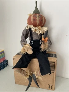 Muñeca de Halloween Joe Spencer Gathered Traditions ~ Britches ~ 22 pulgadas ~ con etiqueta - Imagen 1 de 12