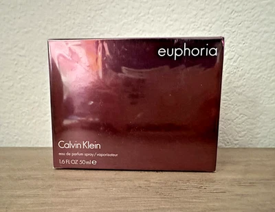 Calvin Klein Euphoria 1,6 oz Eau de Parfum Feminino Novo Com Caixa Fechada - Imagem 1 de 4