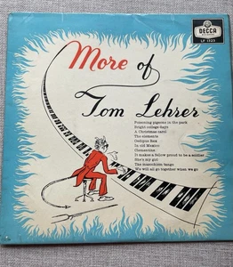 Tom Lehrer - More Of Tom Lehrer Original 10” Vinyl Record 1959 DRL 4607 - Picture 1 of 9