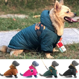 Bulldog francese animali cucciolo giacca invernale vestito cappotto cane caldo impermeabile - Foto 1 di 13