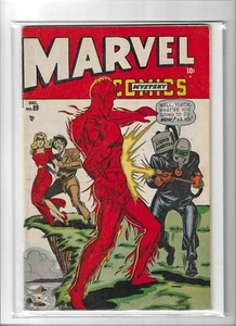 MARVEL MYSTERY COMICS # 89 Fine [1948] Timely Human Torch Captain America - Imagen 1 de 2
