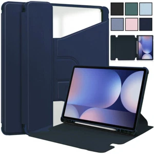 For Samsung Galaxy Tab S10 S9 FE / S9 FE Plus A9+ Smart Case Stand Tablet Cover - Picture 1 of 64