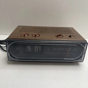 Radio sveglia vintage Panasonic RC 6015 flip Ritorno al futuro testata -senza luce - Foto 1 di 7