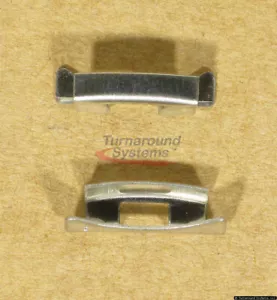 Omega Nummer 8 Armband Endstücke, 12 mm, Edelstahl, ein Paar, NEU - Bild 1 von 2