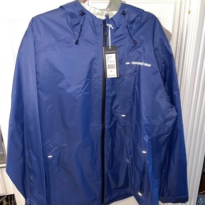 Nueva Chaqueta Hombre Blue Vineyard Vines Cremallera Completa Talla XLarge Foto 1 de 3