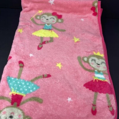 Carters Rosa Princesa Bailarina Monos Bebé Manta Corona Varita Estrellas Vellón  Foto 1 de 4