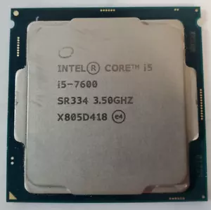 Intel Core i5-7600 3.50GHz Quad Core Desktop CPU LGA1151 SR334 - Picture 1 of 2