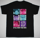 Chemise noire toutes tailles One Direction Up All Night Tour 2012 garçon band AC615