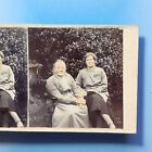 Chesterfield Stereoview 3D C1895 Real Photo Family (Self?) Image Tinted B Derby