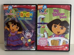 Dora The Explorer Two-DVD Lot Dance To The Rescue & Big Sister Dora
