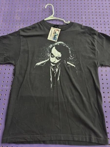 Vintage 2008 The Dark Night Batman Heath Ledger Joker Movie Promo T-Shirt XL - Picture 1 of 4