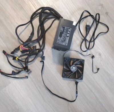 Allied M# Sl-8500BTX AL D500EXP Power Supply W/ Fan Cords Computer Parts - Image 1 of 4